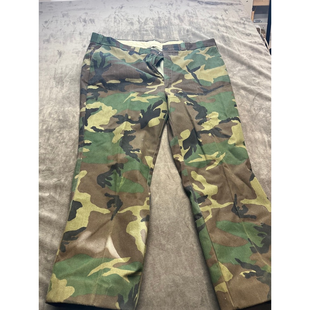 Rattlers Brand Camouflage Cargo Pants Men's Size 34x32 Woodland Camo‎